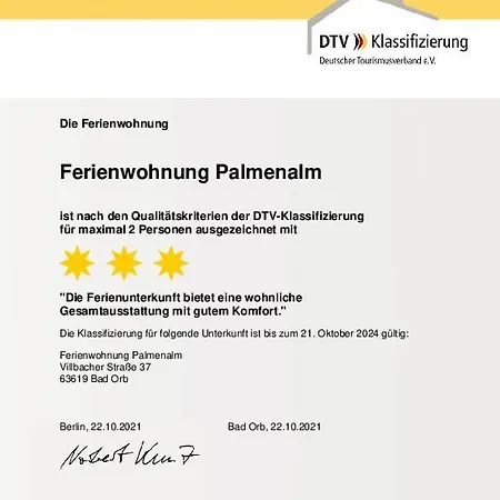 Palmenalm Apartmán *